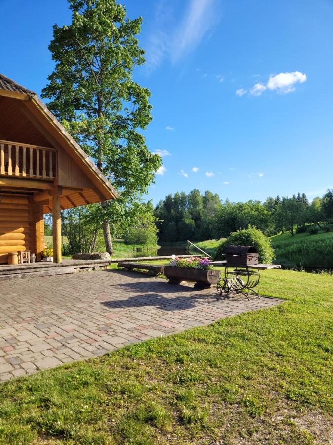Brivdienu Maja Ar Pirti "Strautkalni" Ieriki Exterior foto